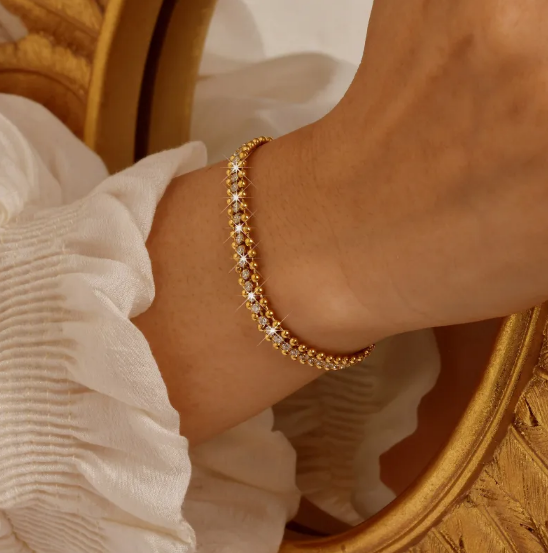 Narukvica od Nehrđajuće Čelika s Cirkonima